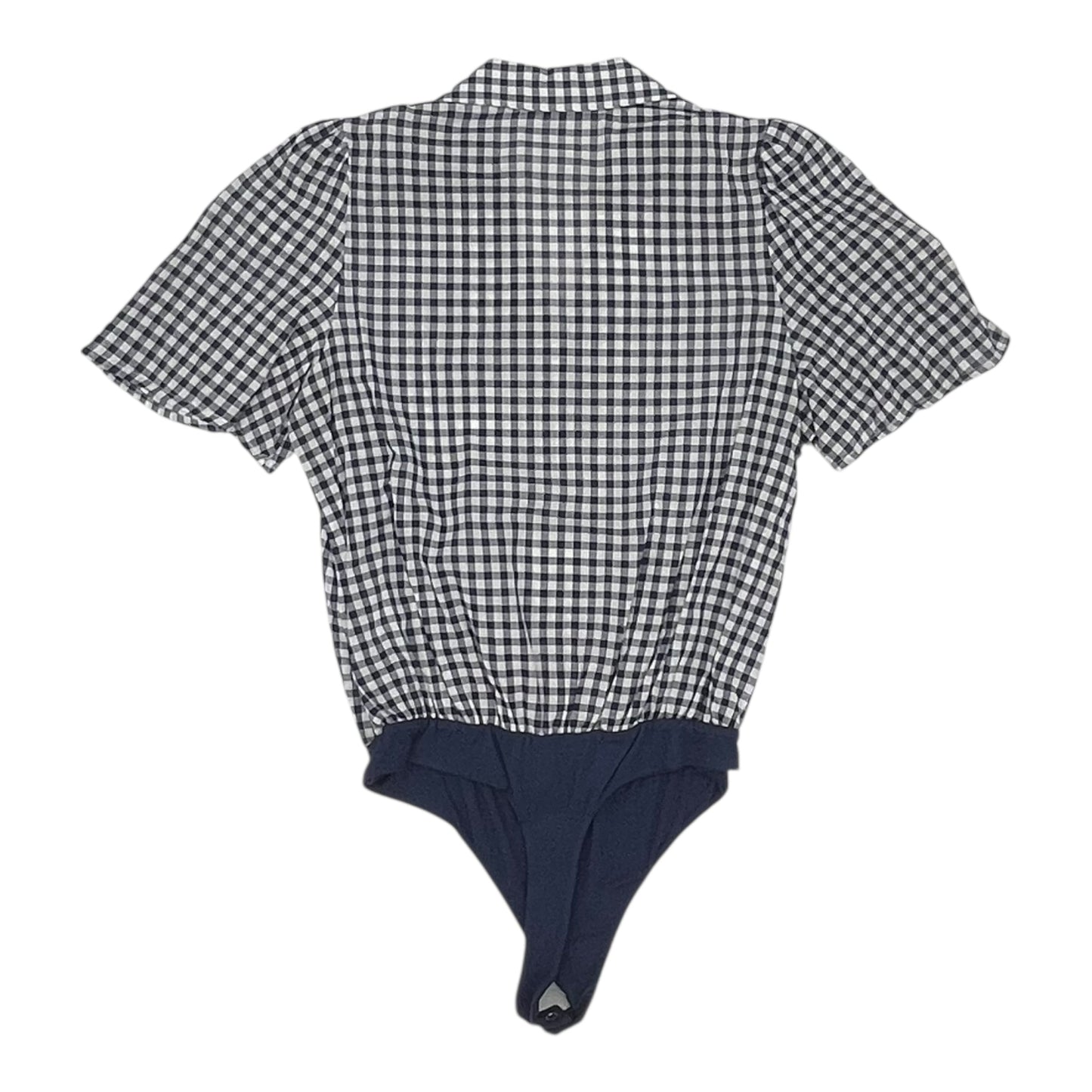 Bodysuit By Draper James Rsvp In Blue & White, Size:M