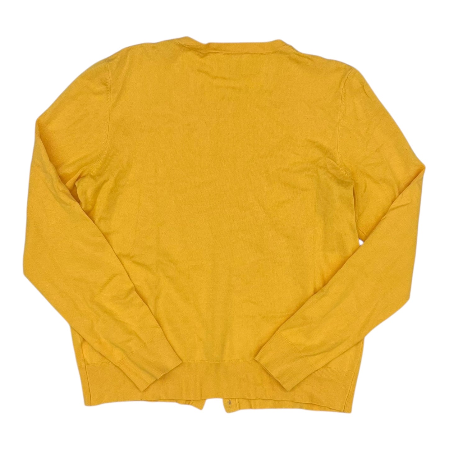 Cardigan By Time And Tru In Yellow, Size:L