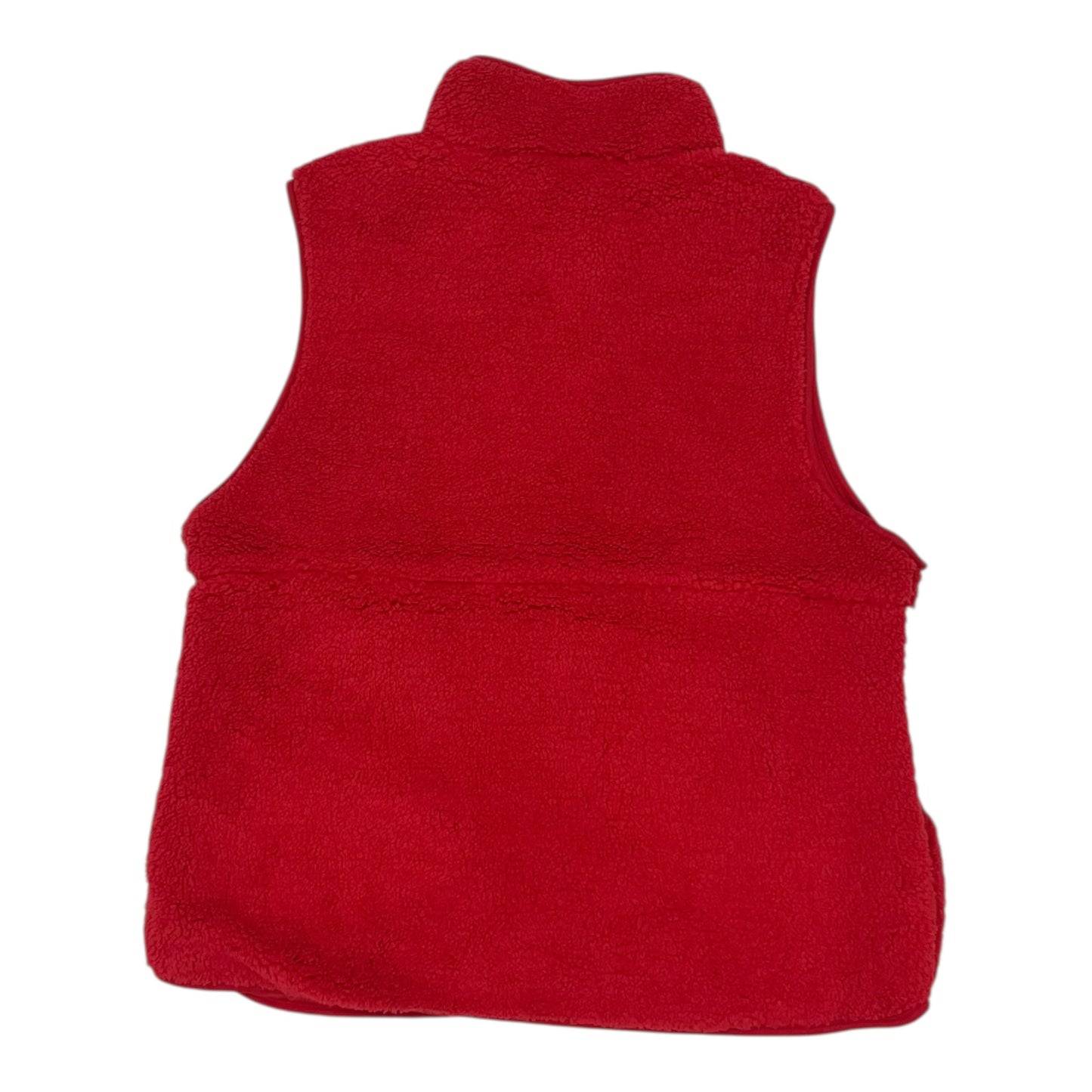 Vest Faux Fur & Sherpa By Maurices In Red, Size:L