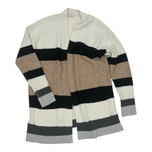 Sweater Cardigan By Staccato In Striped Pattern, Size:M