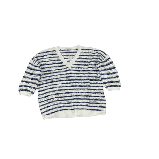 Sweater Ss By Cabi In Blue & White, Size:Xs