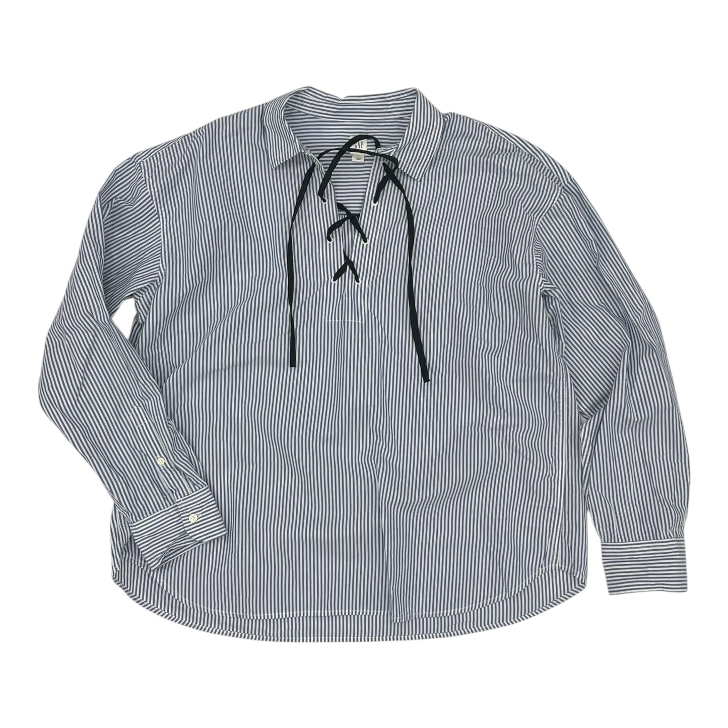 Top Ls By Gap In Blue & White, Size:L