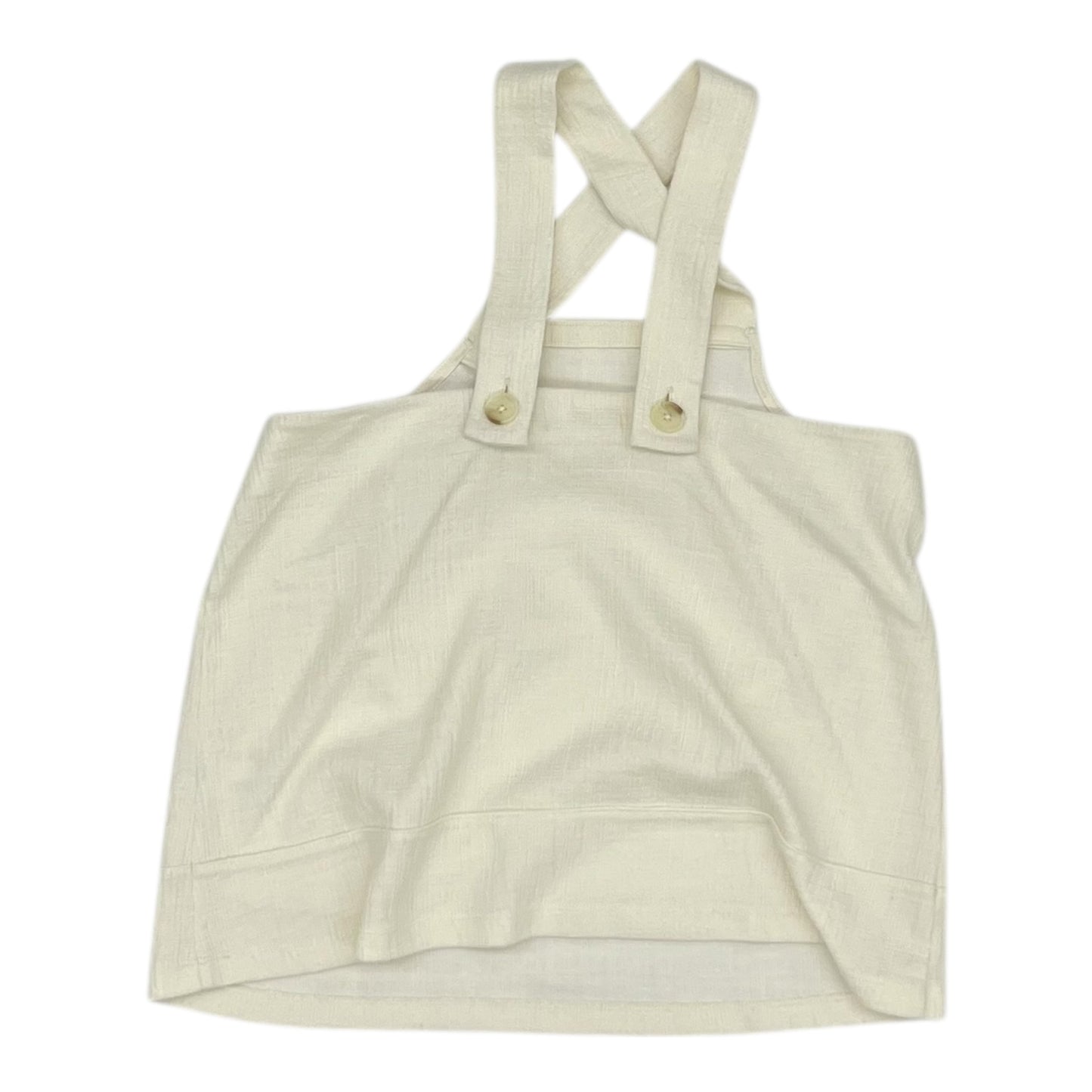 Top Sleeveless By Madewell In Cream, Size:M