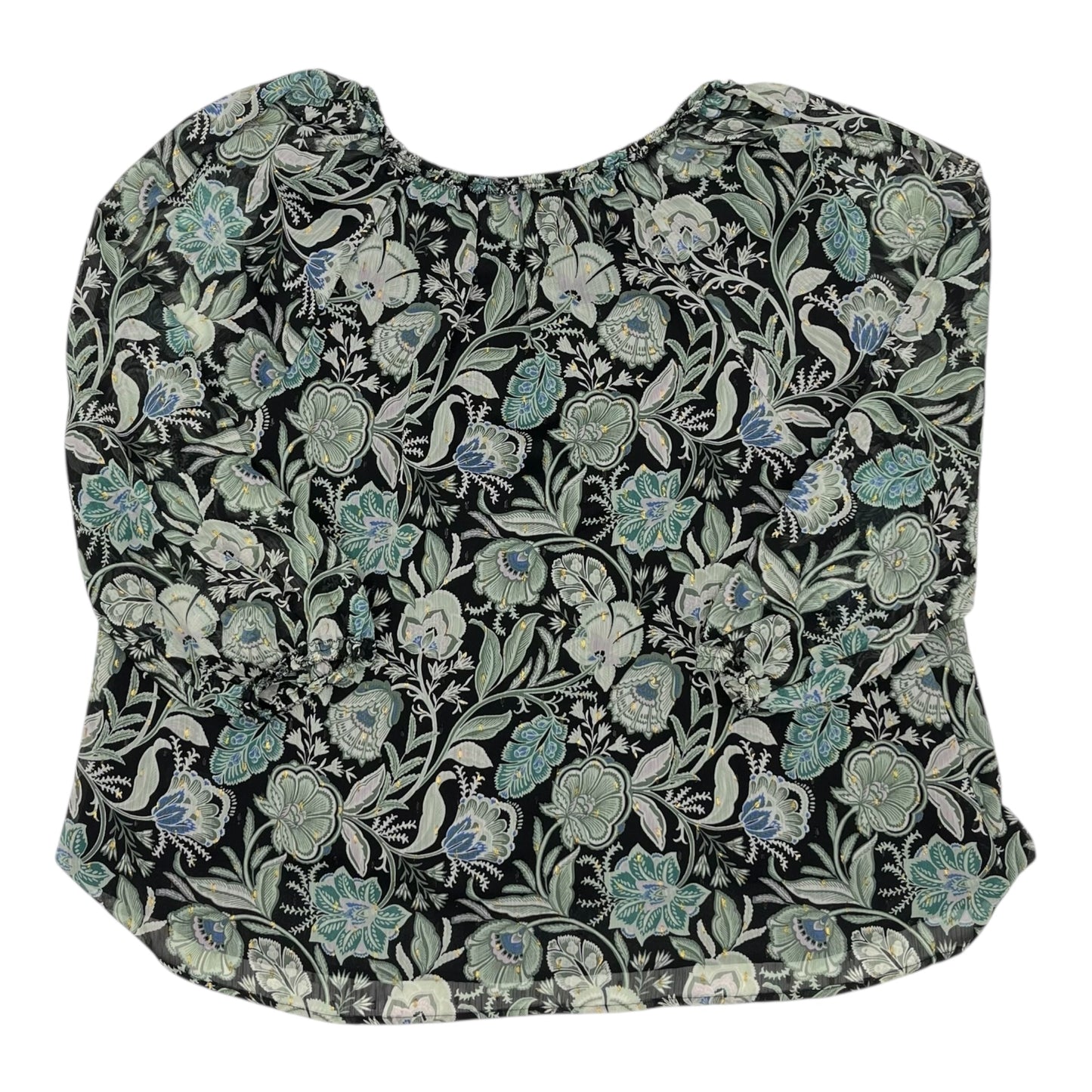 Blouse 3/4 Sleeve By Chelsea And Theodore In Floral Print, Size:3X