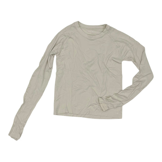 Athletic Top Ls Crewneck By Old Navy In Cream, Size:M