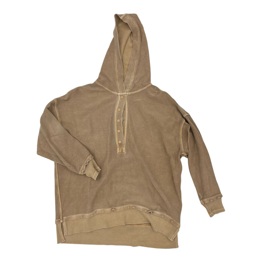 Sweatshirt Hoodie By Aerie In Tan, Size:M