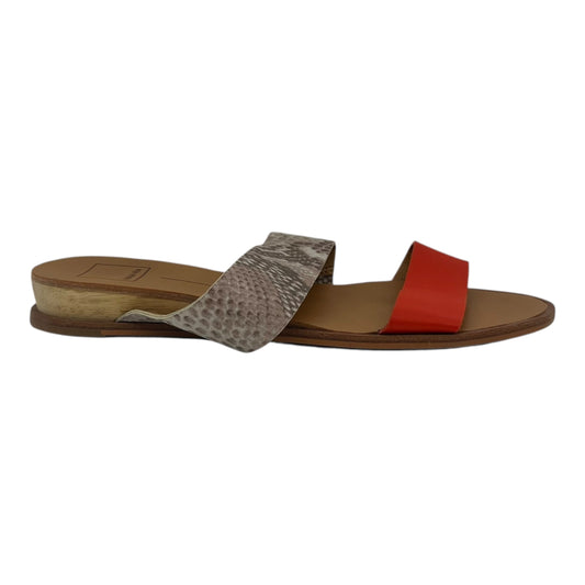 Sandals Flats By Dolce Vita In Snakeskin Print, Size:8.5