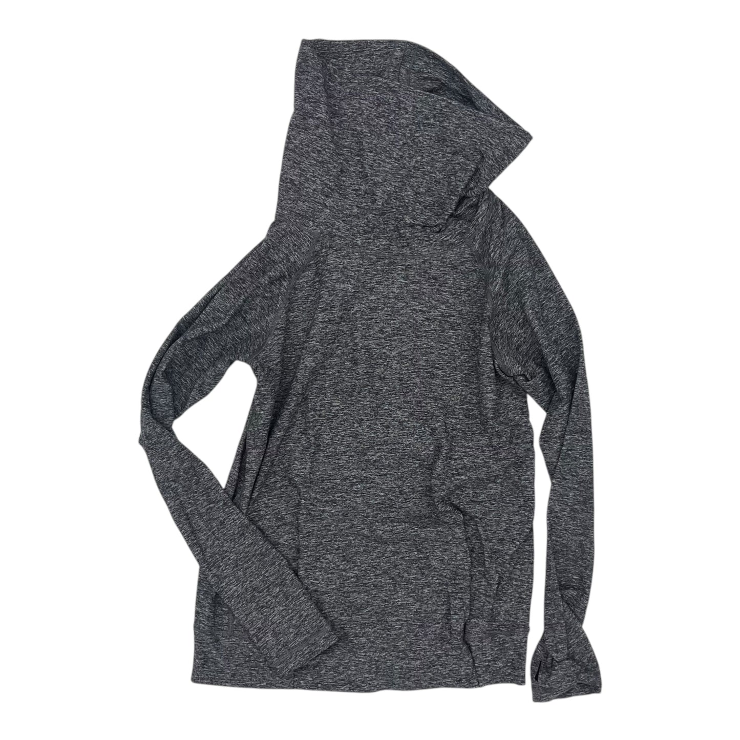 Athletic Top Ls Collar By Lululemon In Grey, Size:S