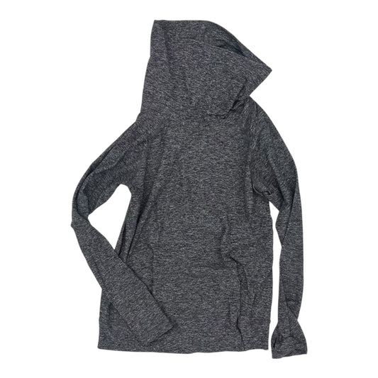 Athletic Top Ls Collar By Lululemon In Grey, Size:S