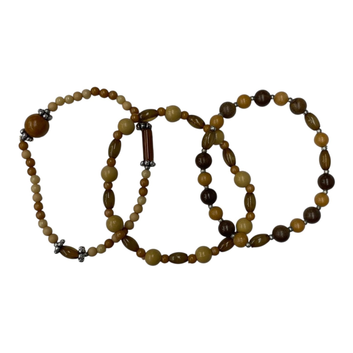 Bracelet Set By Clothes Mentor In Brown, Size:03 Piece Set