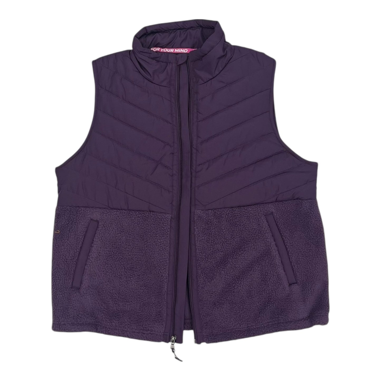Vest Puffer & Quilted By Clothes Mentor In Purple, Size:L