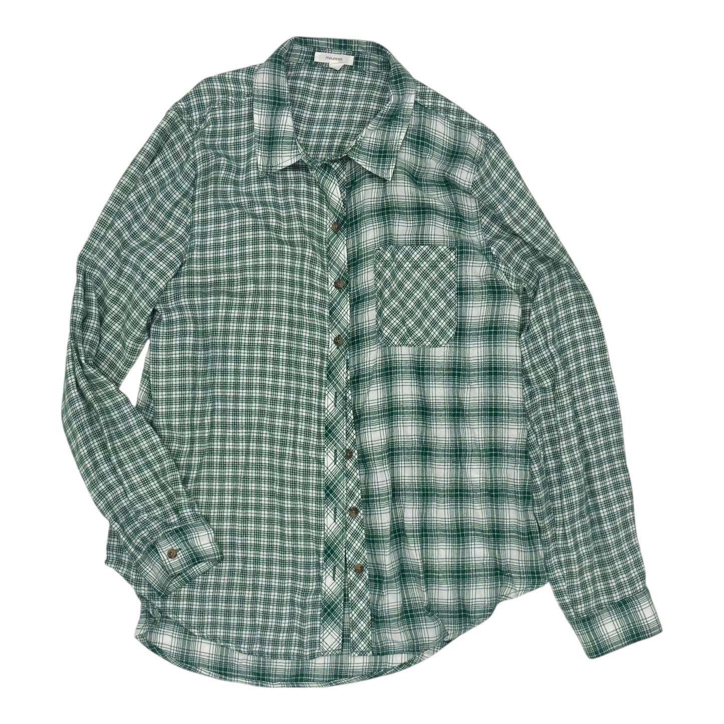 Top Ls By Maurices In Green, Size:L