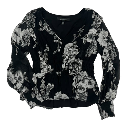 Blouse Ls By White House Black Market In Black, Size:Xs