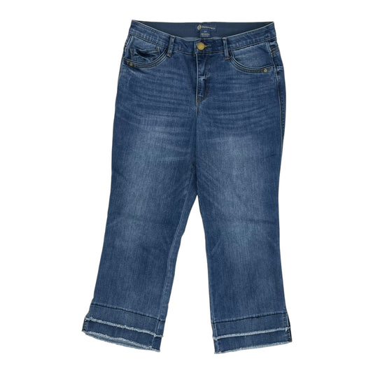 Jeans Flared By Democracy In Blue Denim, Size:14