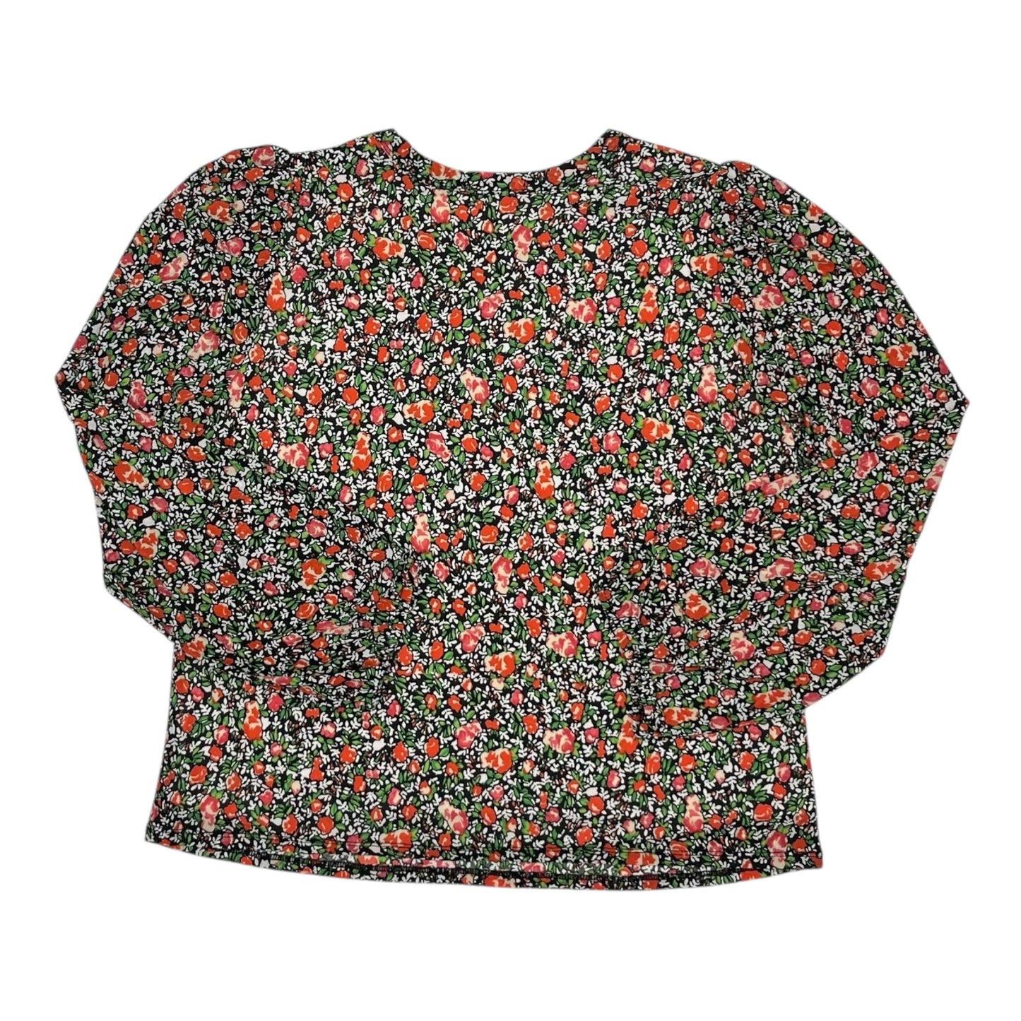 Blouse Ls By Kim & Cami In Floral Print, Size:Xl