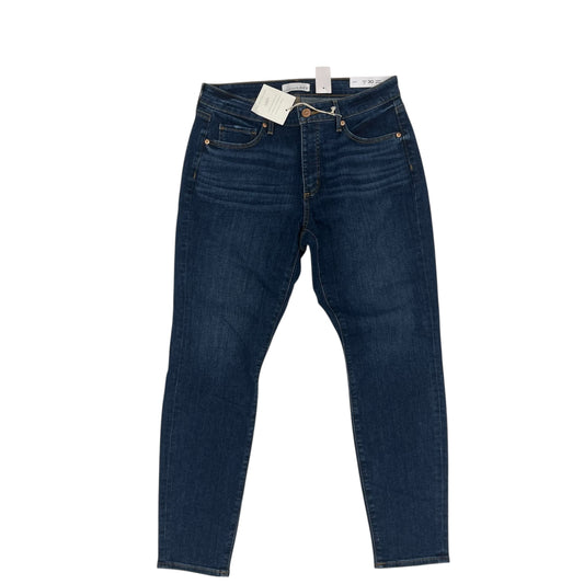 Jeans Skinny By Loft In Blue Denim, Size:10