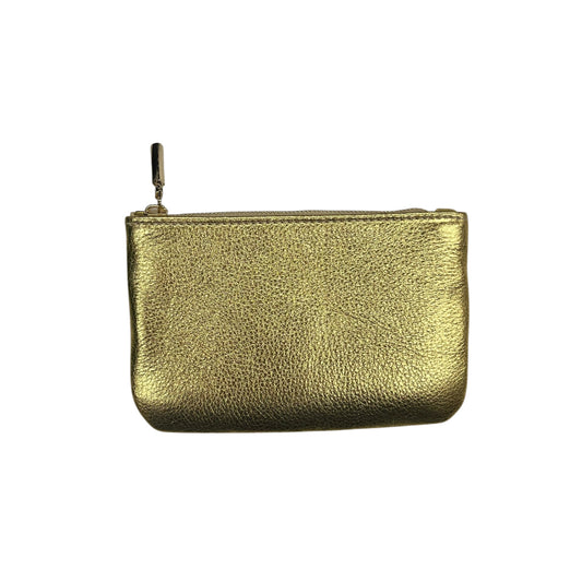 Coin Purse By Clothes Mentor In Gold, Size:Small