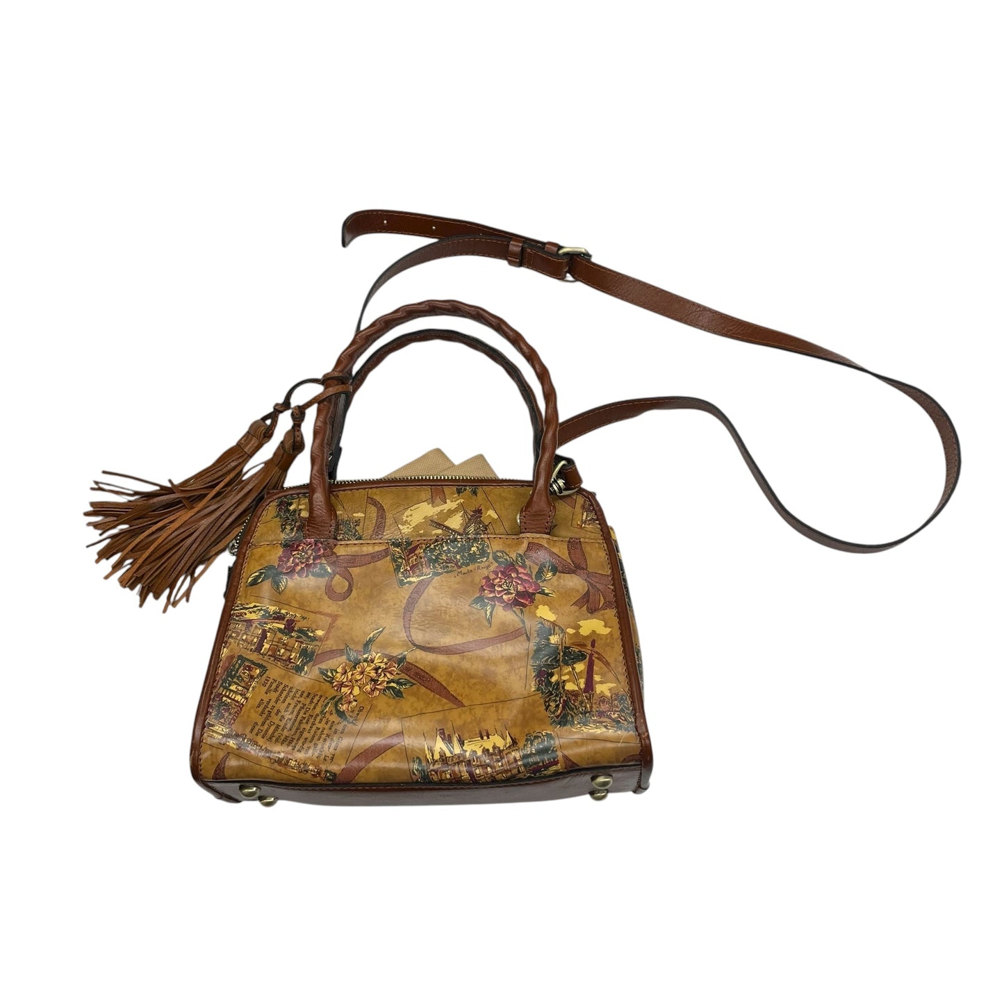 Handbag Designer By Patricia Nash In Brown, Size:Medium