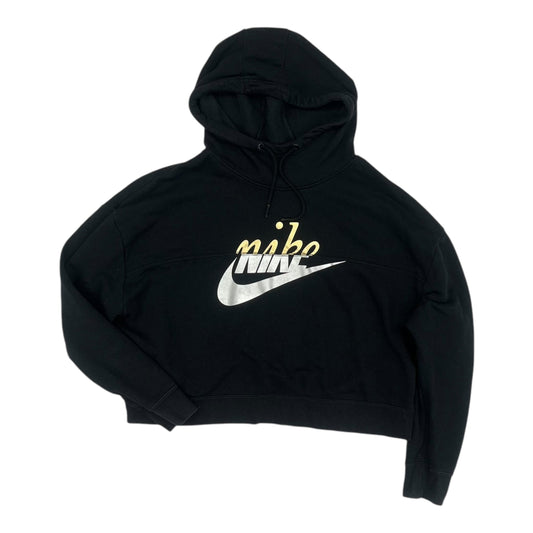 Sweatshirt Hoodie By Nike Apparel In Black, Size:L