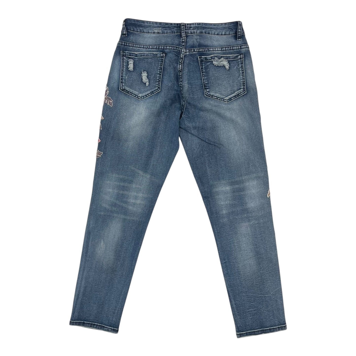 Jeans Skinny By Boston Proper In Blue Denim, Size:8