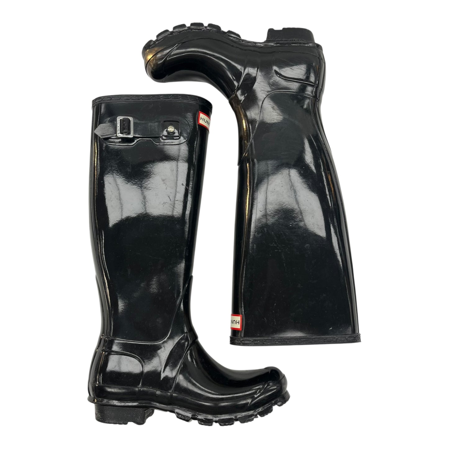 Boots Rain By Hunter In Black, Size:5