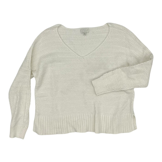 Sweater By Lucky Brand In Cream, Size:M