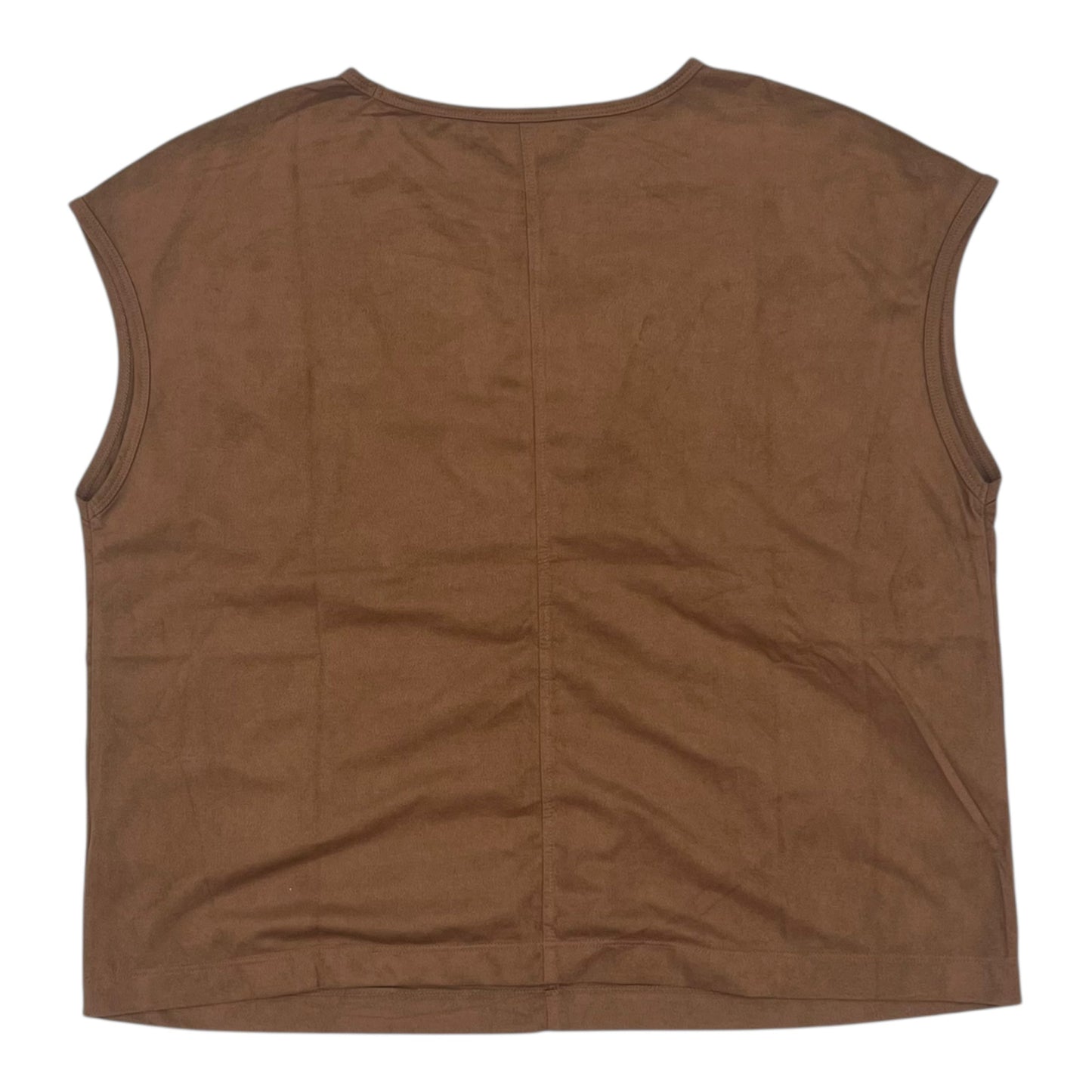 Top Ss By Coldwater Creek In Brown, Size:Lp