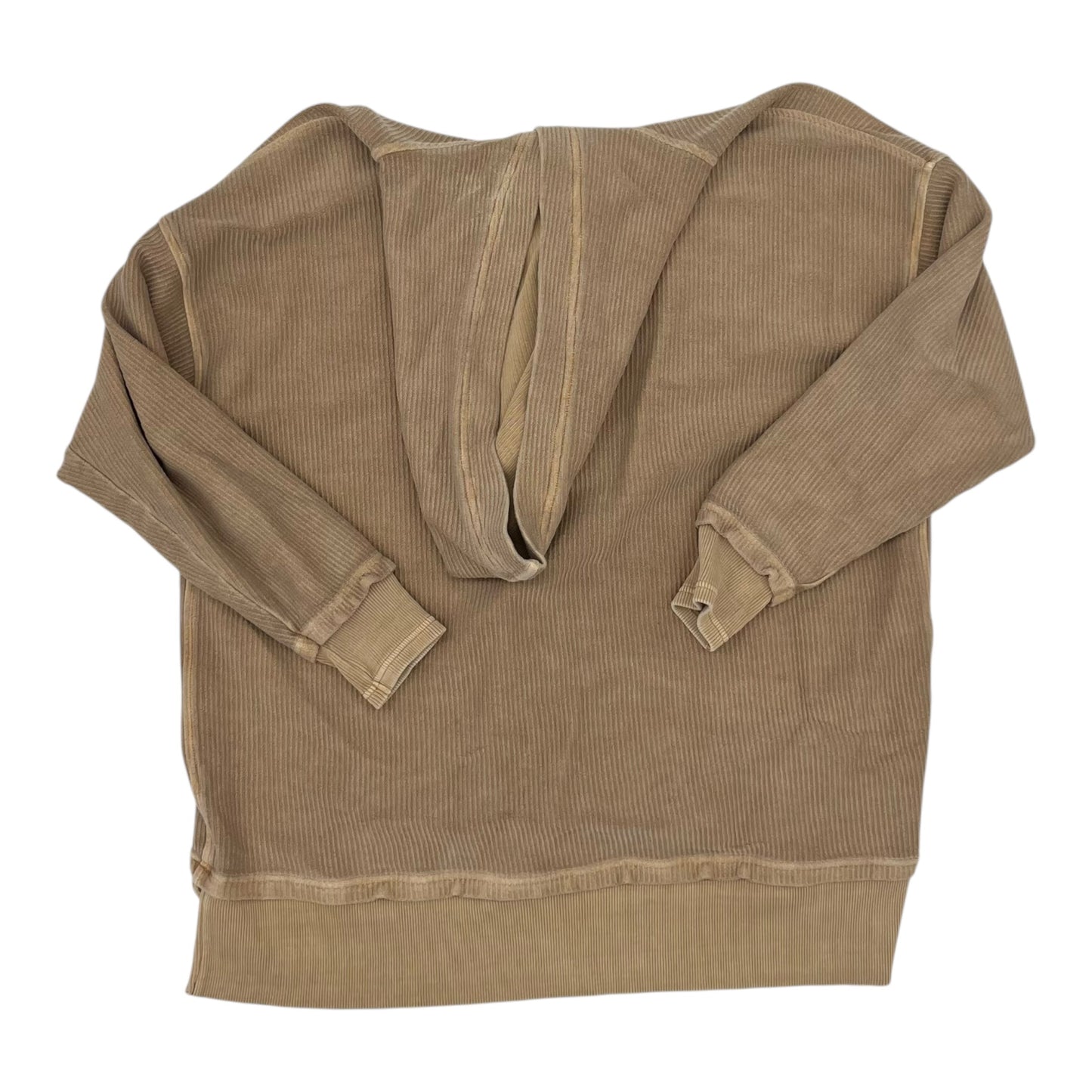Sweatshirt Hoodie By Aerie In Tan, Size:M