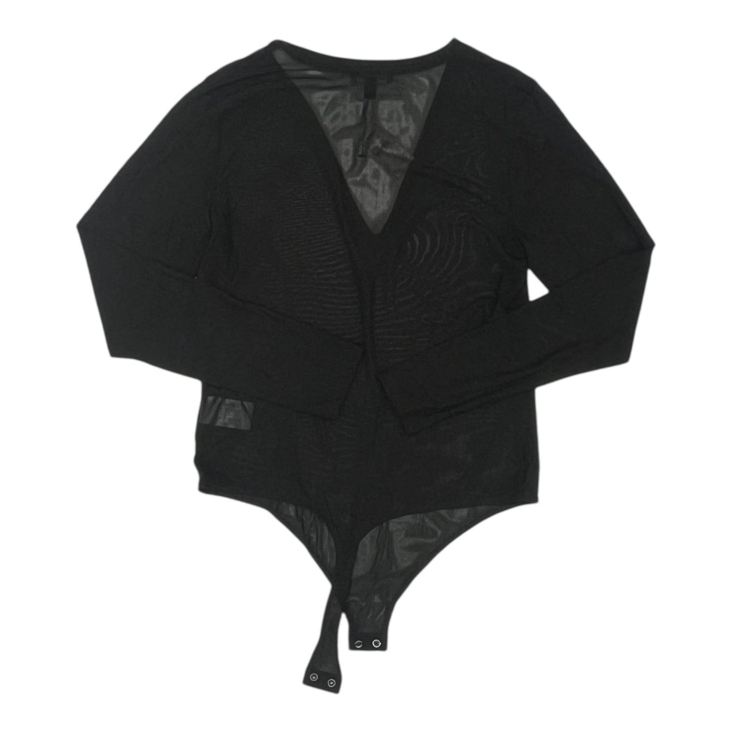 Bodysuit By Express In Black, Size:L