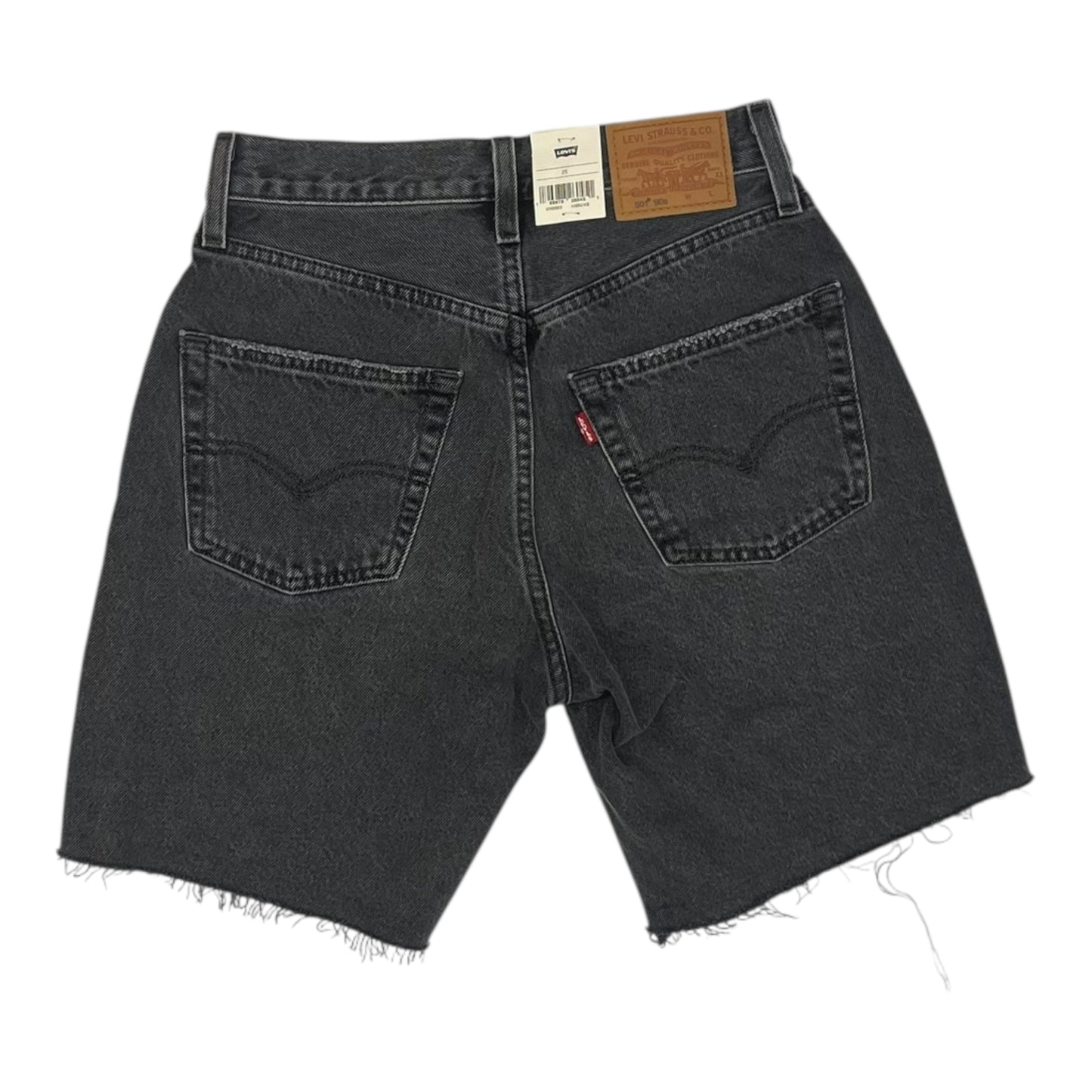 Shorts By Levis In Black Denim, Size:2