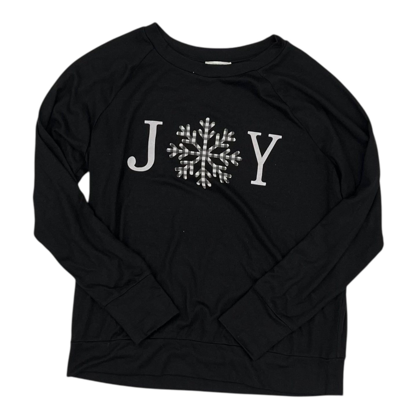 Sweatshirt Crewneck By Maurices In Black, Size:M