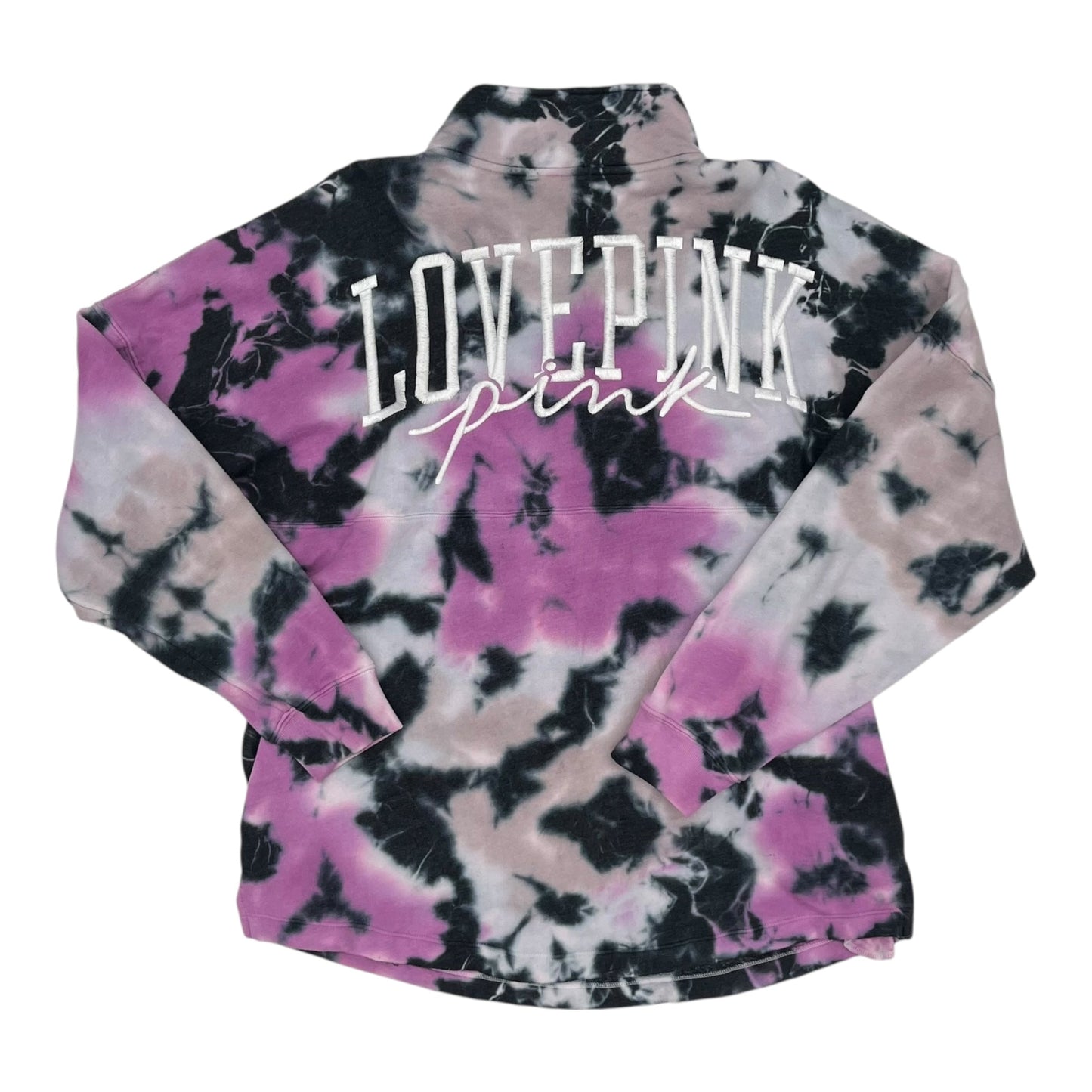 Sweatshirt Collar By Pink In Black & Pink, Size:M