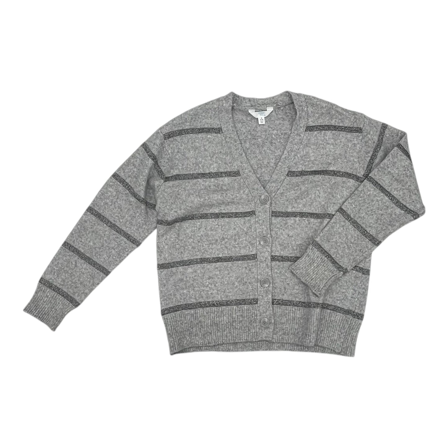 Sweater Cardigan By Time And Tru In Grey, Size:S