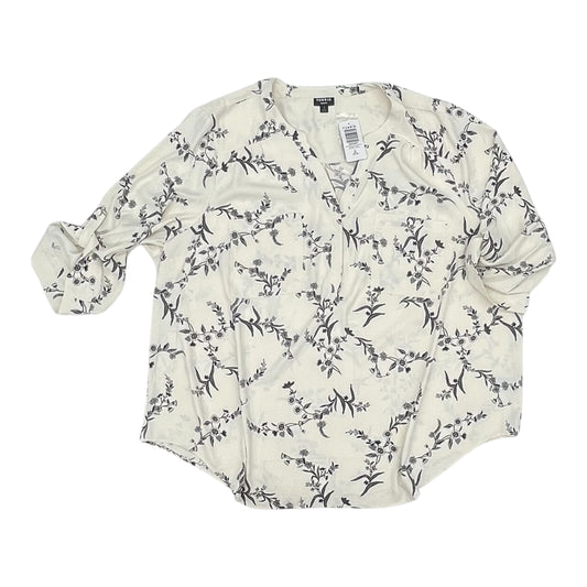Blouse 3/4 Sleeve By Torrid In Cream, Size:3X