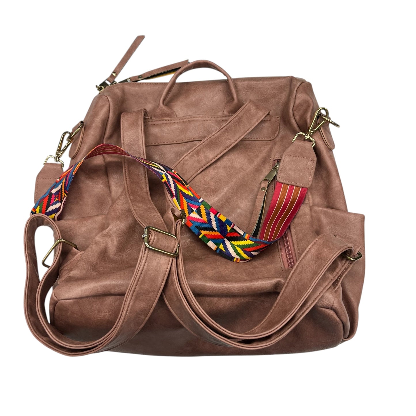 Backpack By Clothes Mentor In Mauve, Size:Medium