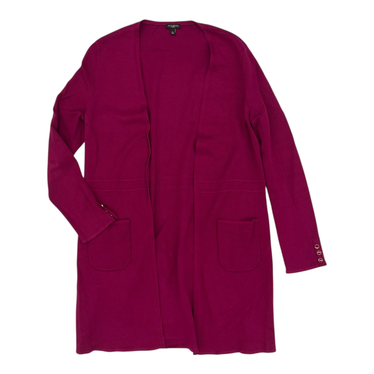 Cardigan By Talbots In Pink, Size:Lp