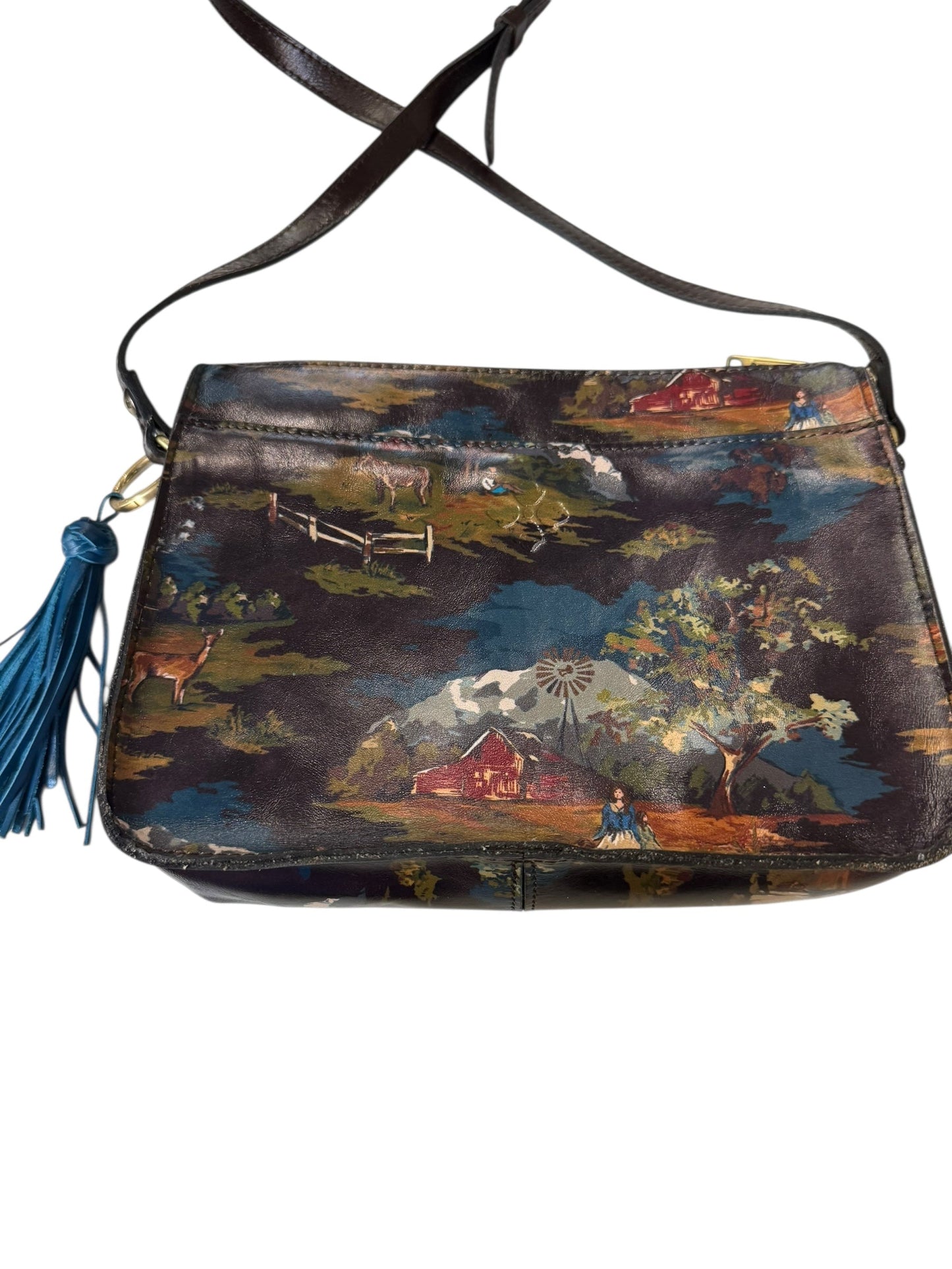 Crossbody Designer By Patricia Nash In Multi, Size:Medium