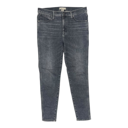 Jeans Skinny By Madewell In Black Denim, Size:12