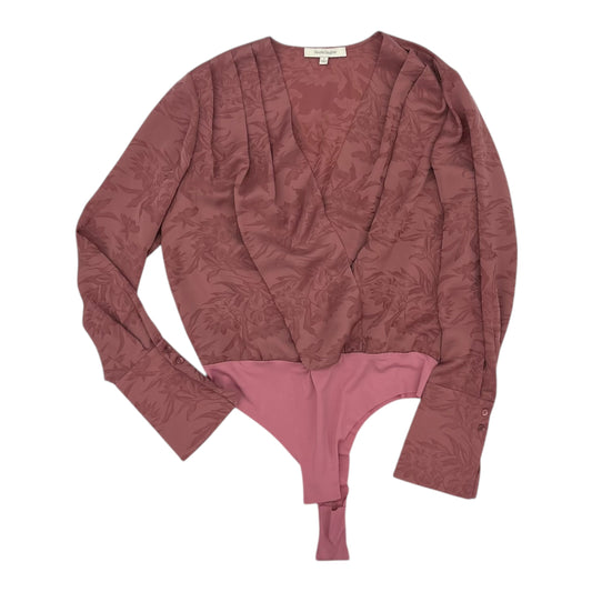Bodysuit By Favorite Daughter In Mauve, Size:S