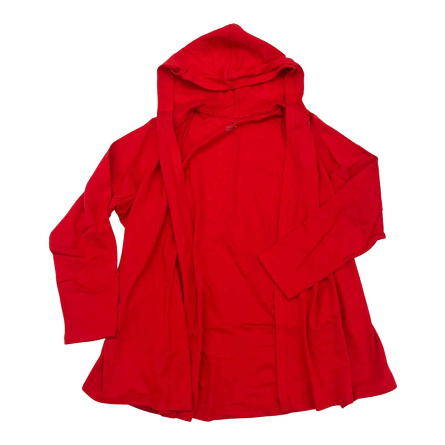 Cardigan By Isaac Mizrahi Live Qvc In Red, Size:2X