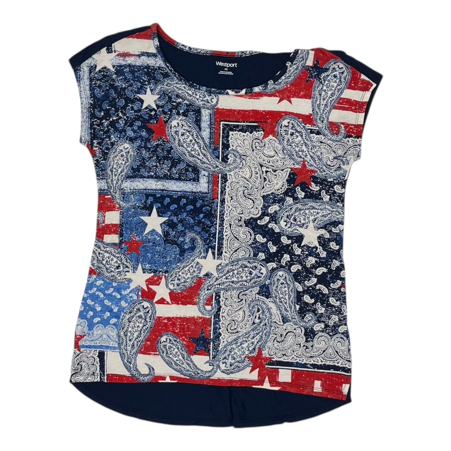 Top Ss By Westport In Blue, Size:Xs