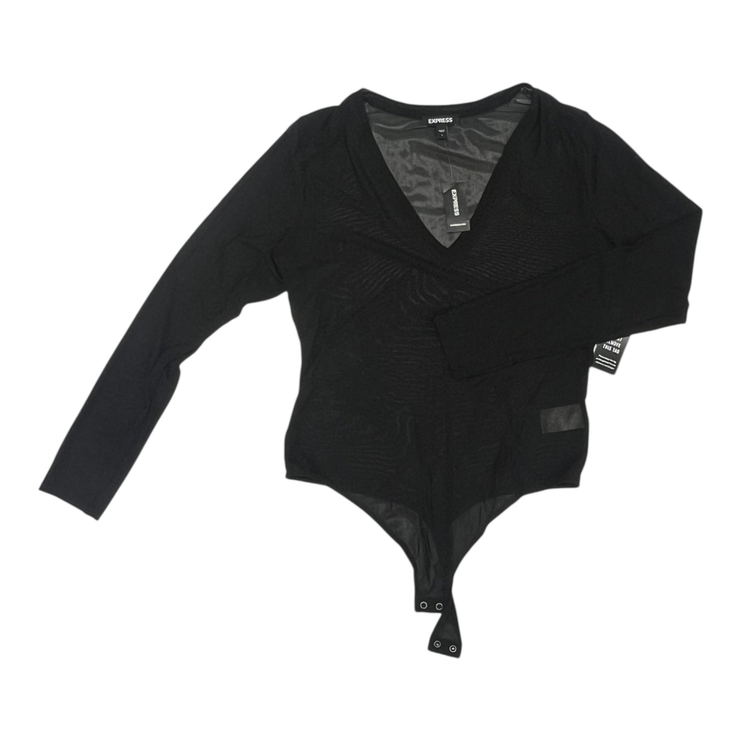 Bodysuit By Express In Black, Size:L