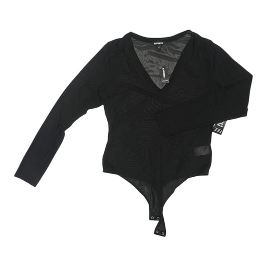 Bodysuit By Express In Black, Size:L