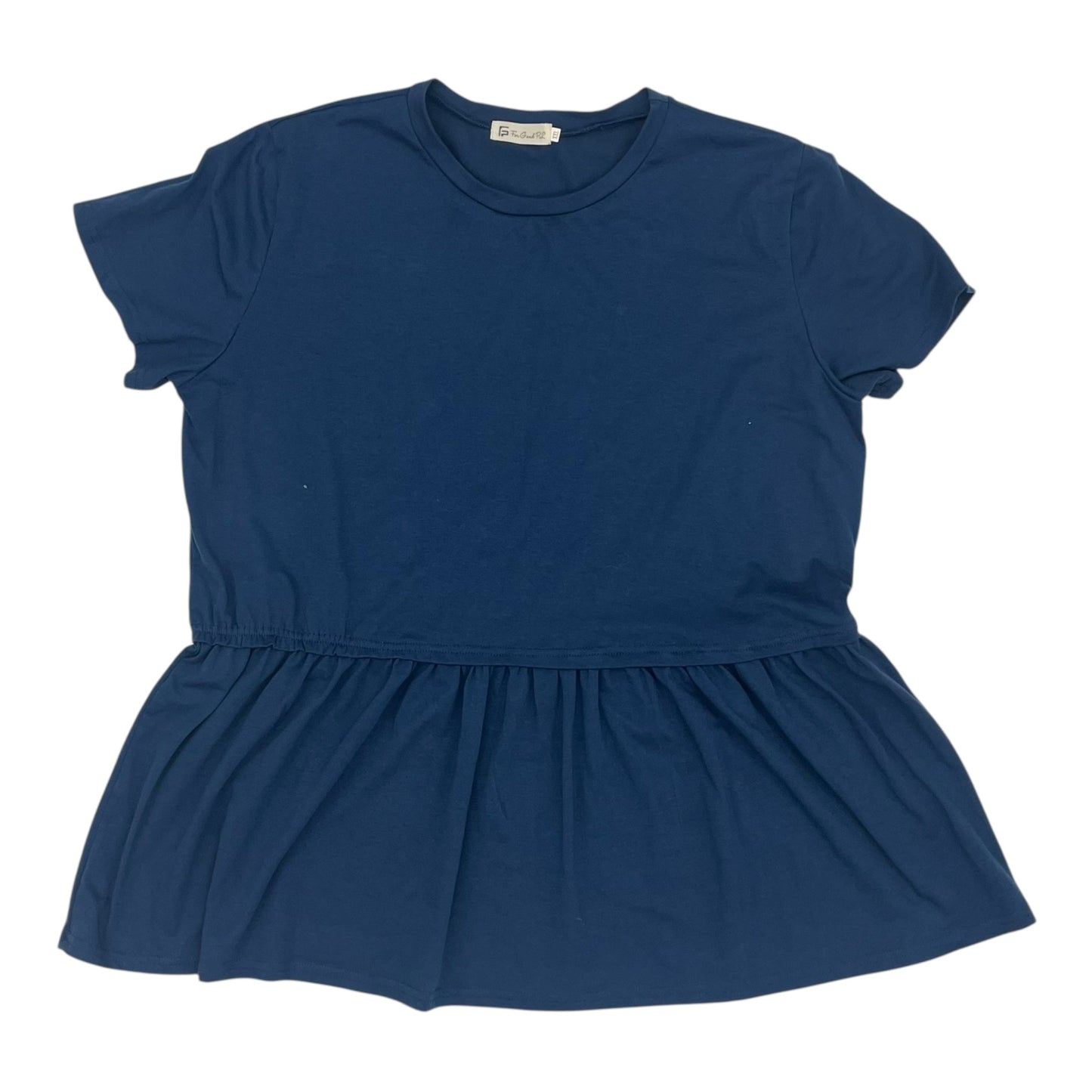 Top Ss By Clothes Mentor In Blue, Size:Xxl