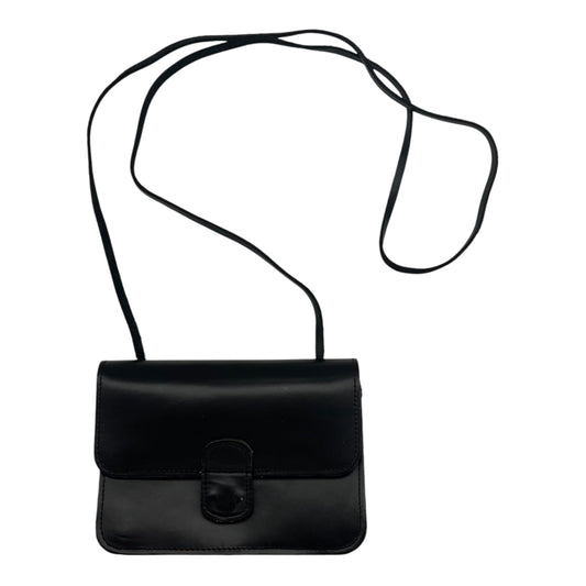 Crossbody Leather By Clothes Mentor In Black, Size:Small