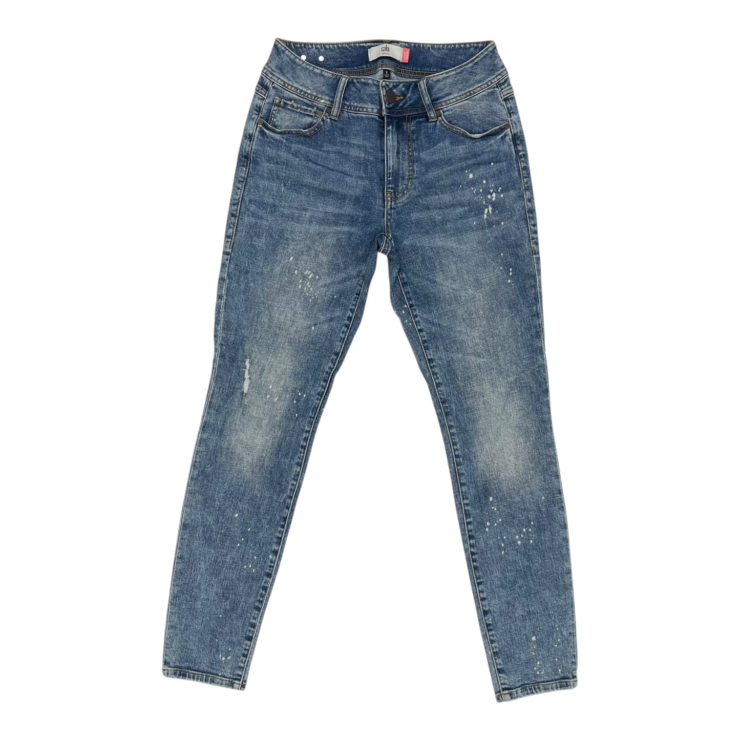 Jeans Skinny By Cabi In Blue Denim, Size:8