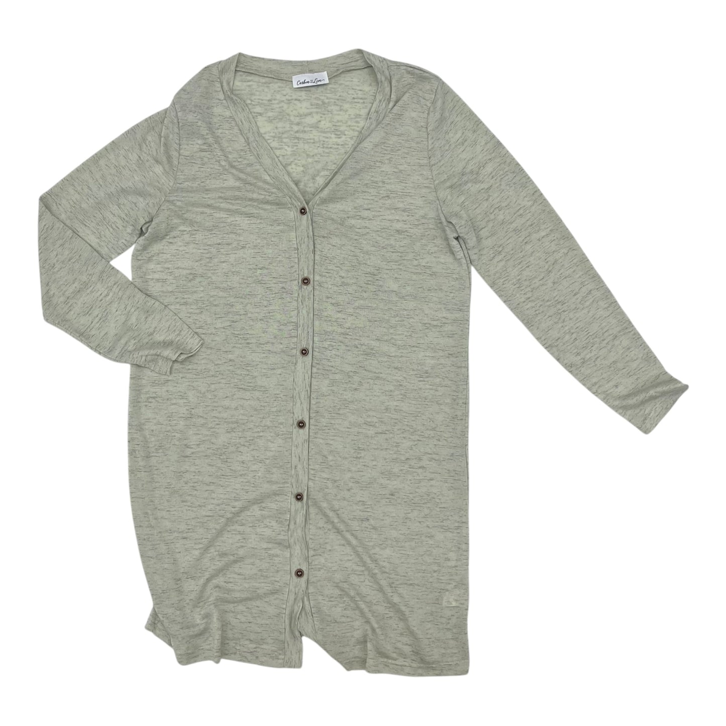 Cardigan By Clothes Mentor In Green, Size:M