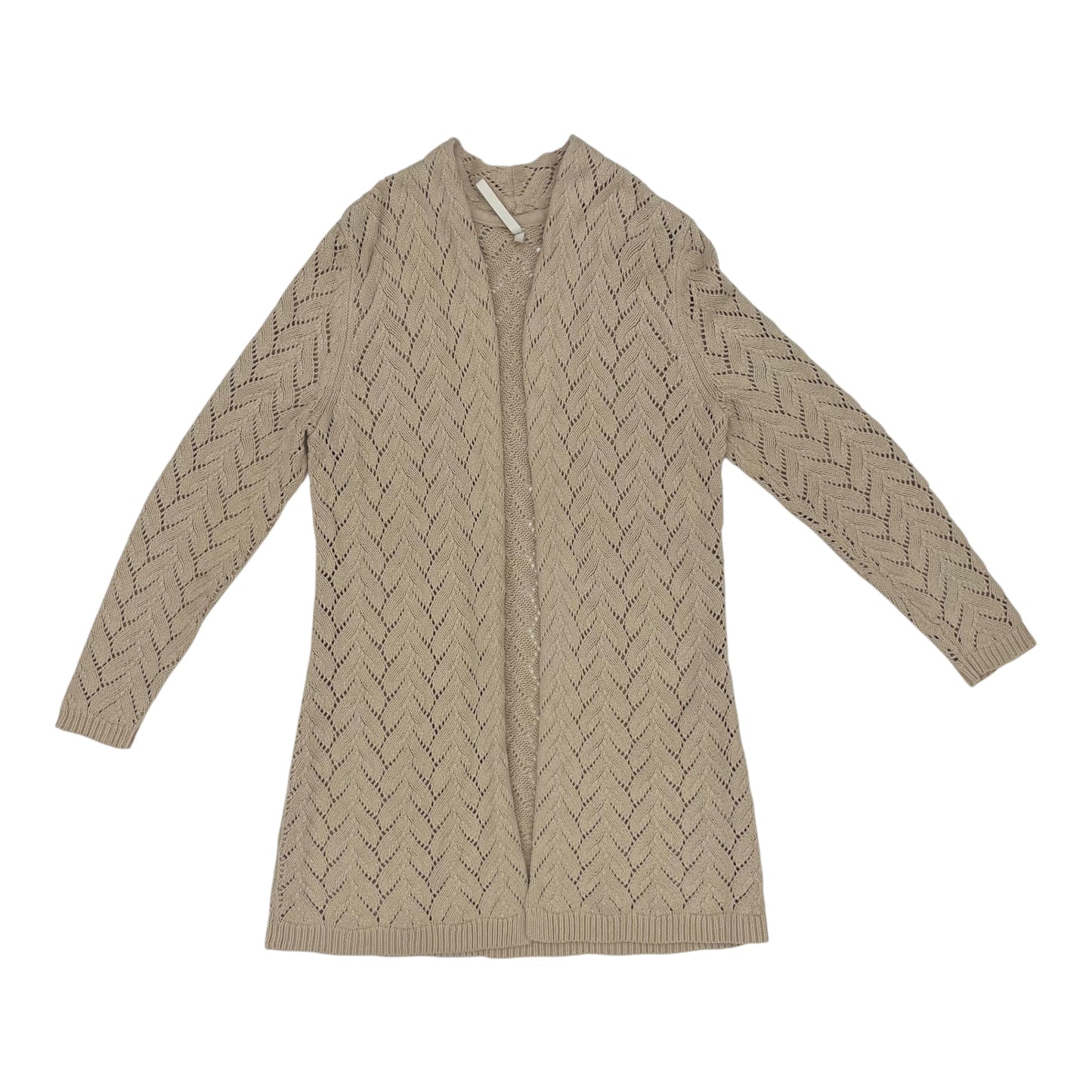 SWEATER CARDIGAN by LEO AND NICOLE in CREAM, Size:L
