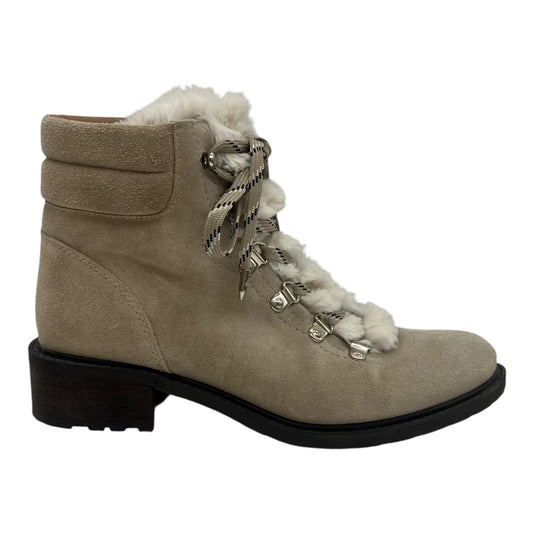 Boots Ankle Flats By Sam Edelman In Tan, Size:8