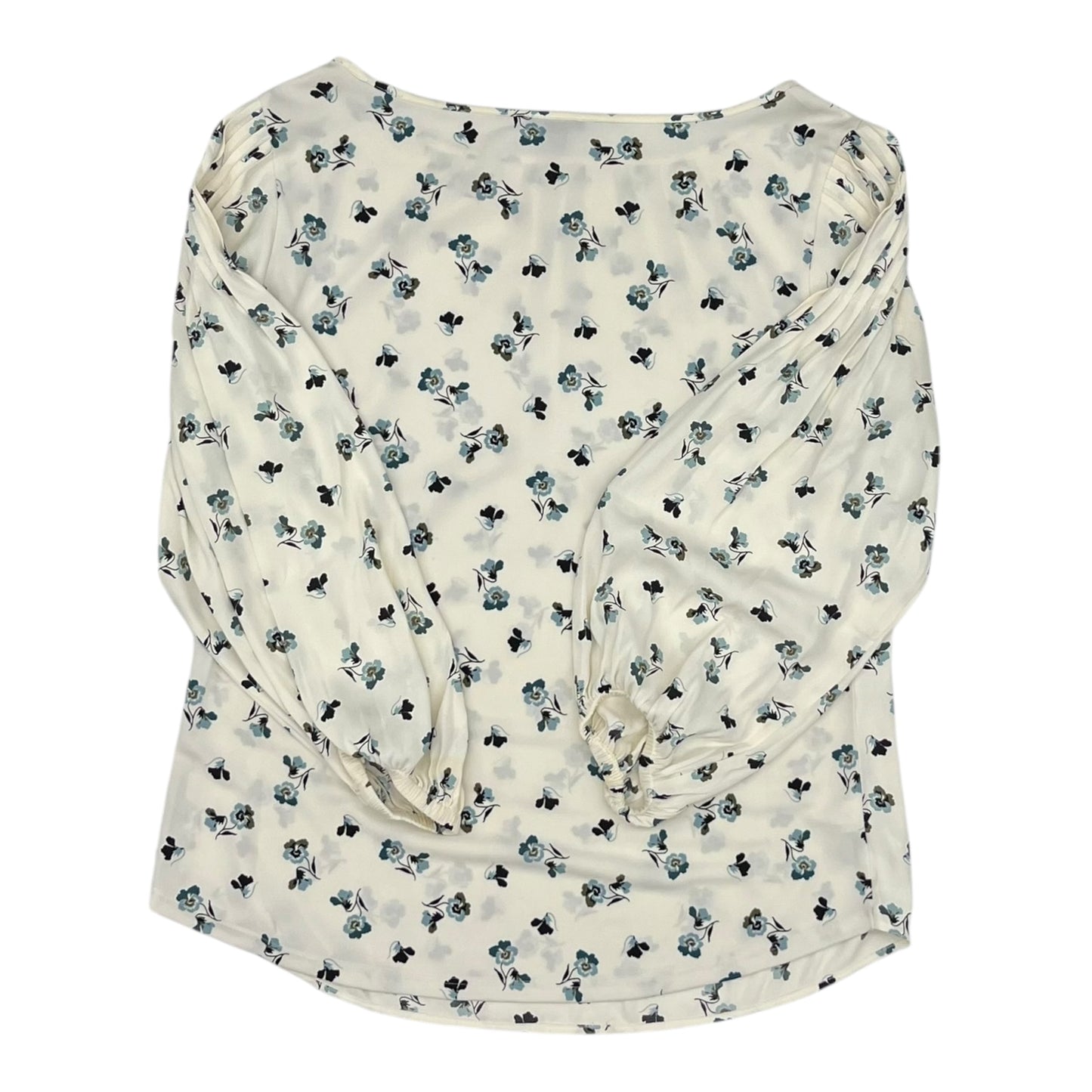 Blouse Ls By Ann Taylor In Cream, Size:S